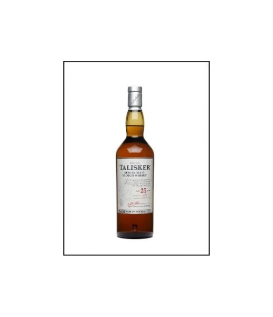 Talisker 25y 70 cl, fles bij slijterij t Bockje in Bathmen