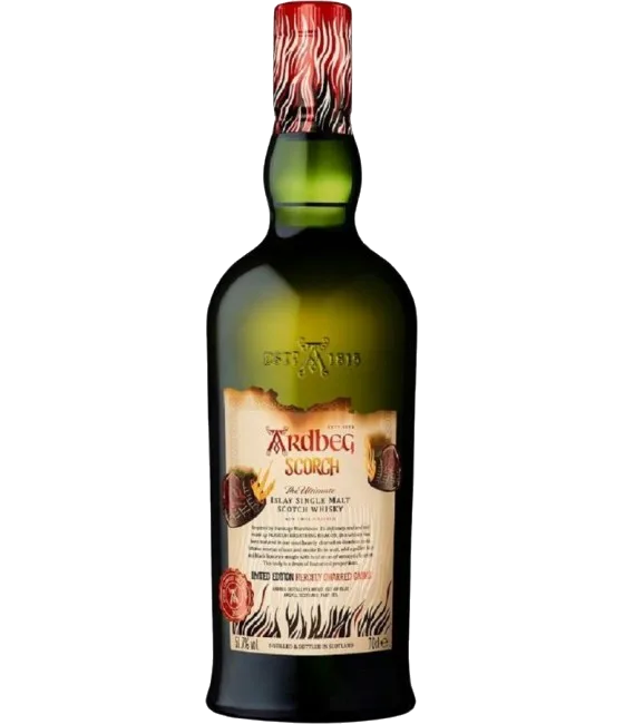 Ardbeg Scorch Committee Release 2021, fles bij slijterij t Bockje in Bathmen