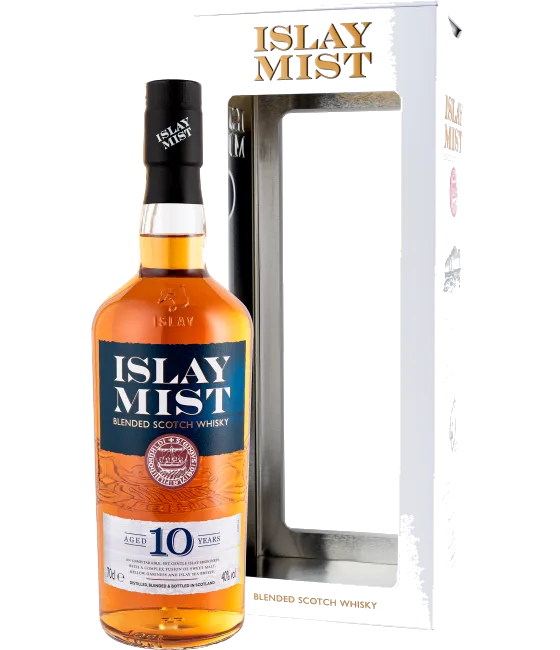Islay Mist 10Y, fles bij slijterij t Bockje in Bathmen