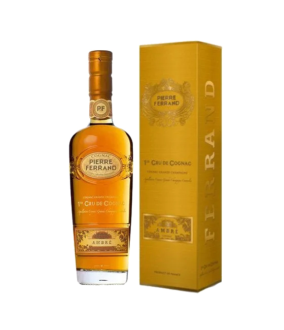 Pierre Ferrand Ambre, fles bij slijterij t Bockje in Bathmen