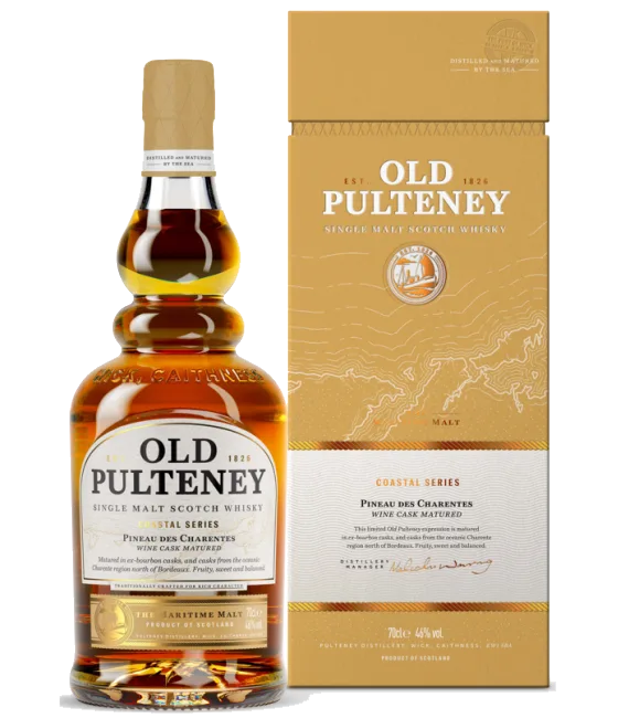 OLD PULTENEY Coastal Series Pineau de Charentes, fles bij slijterij t Bockje in Bathmen