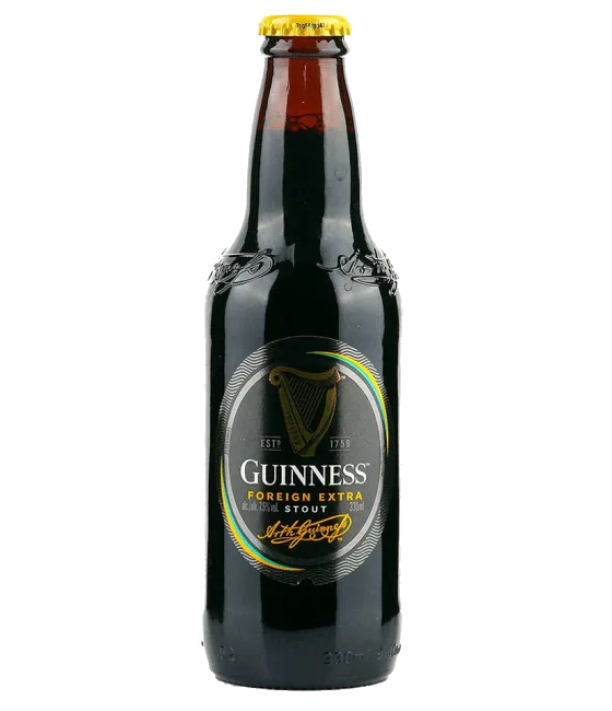 Guinness Foreign Extra Stout, fles bij slijterij t Bockje in Bathmen