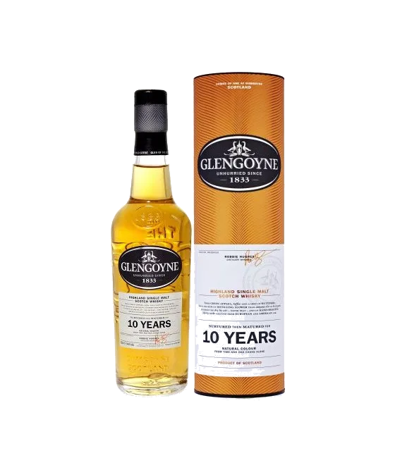 Glengoyne 10 years Single Malt Whisky, fles bij slijterij t Bockje in Bathmen