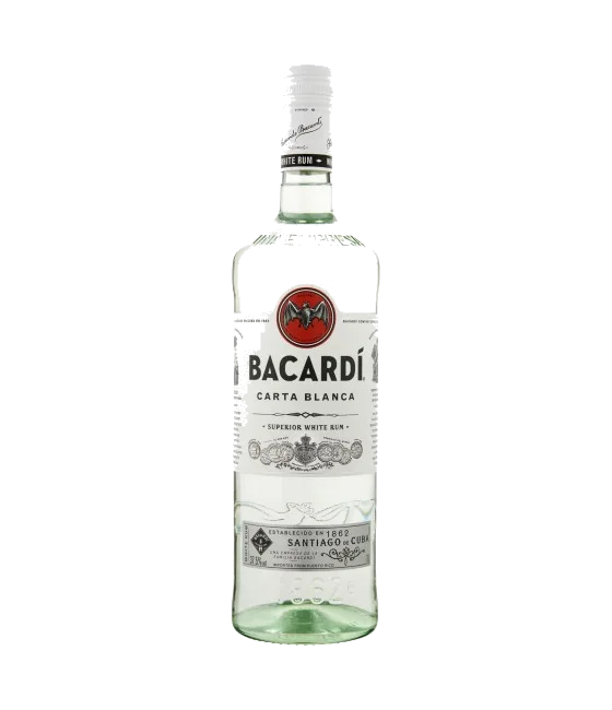 Bacardi Rum Carta Blanca, fles bij slijterij t Bockje in Bathmen