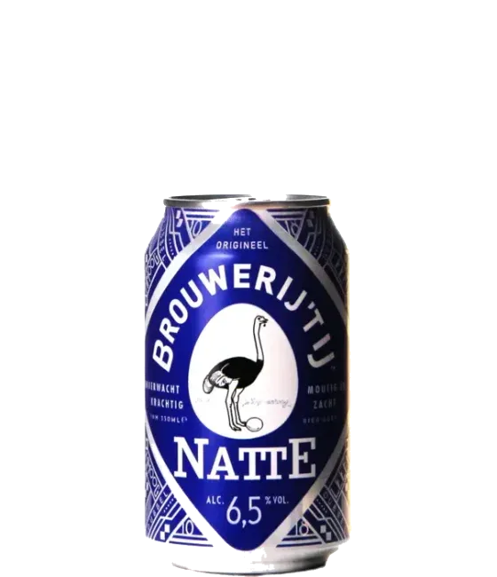 Brouwerij ’t IJ Natte, fles bij slijterij t Bockje in Bathmen