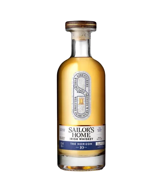 Sailor’s Home Irish Whiskey Horizon 10 Years Old, fles bij slijterij t Bockje in Bathmen