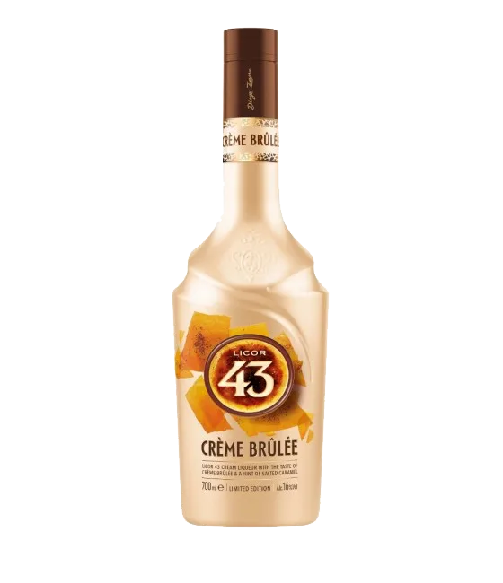 Licor 43 Crème Brúlee, fles bij slijterij t Bockje in Bathmen