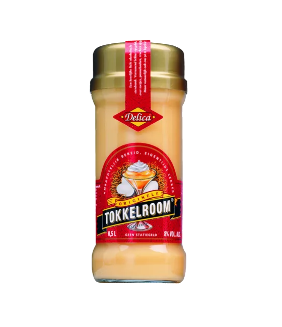 Tokkelroom, fles bij slijterij t Bockje in Bathmen