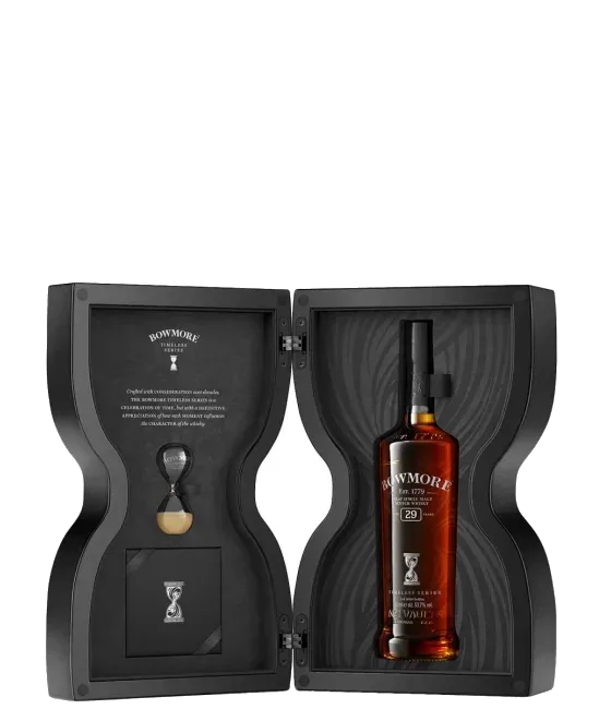 Bowmore 29 Years Old Timeless Series 2023, fles bij slijterij t Bockje in Bathmen