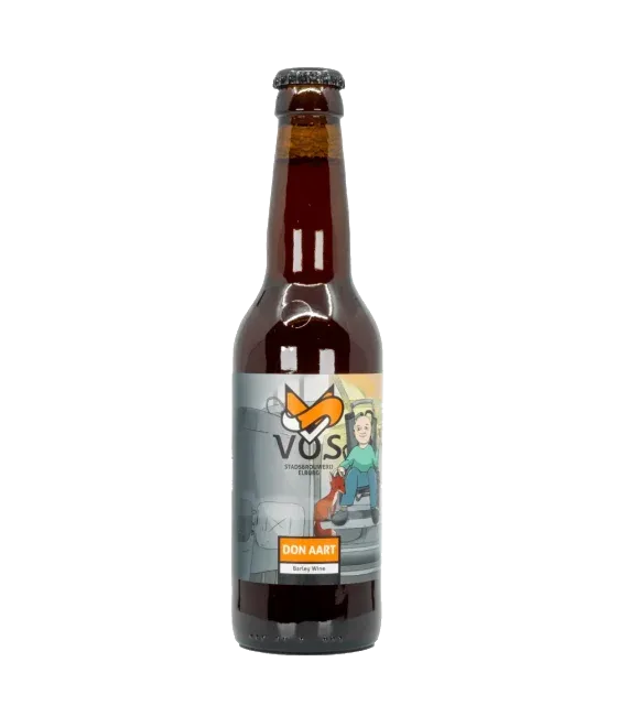 Vos Don Aart Barley Wine, fles bij slijterij t Bockje in Bathmen