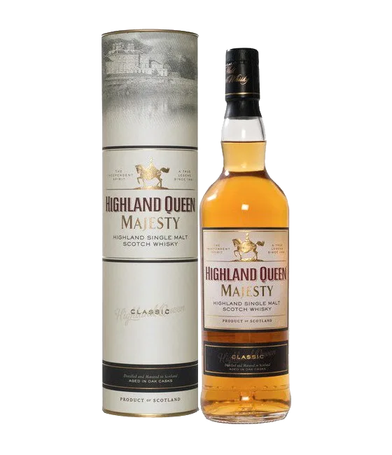 Highland Queen Majesty Highland Single Malt Whisky, fles bij slijterij t Bockje in Bathmen