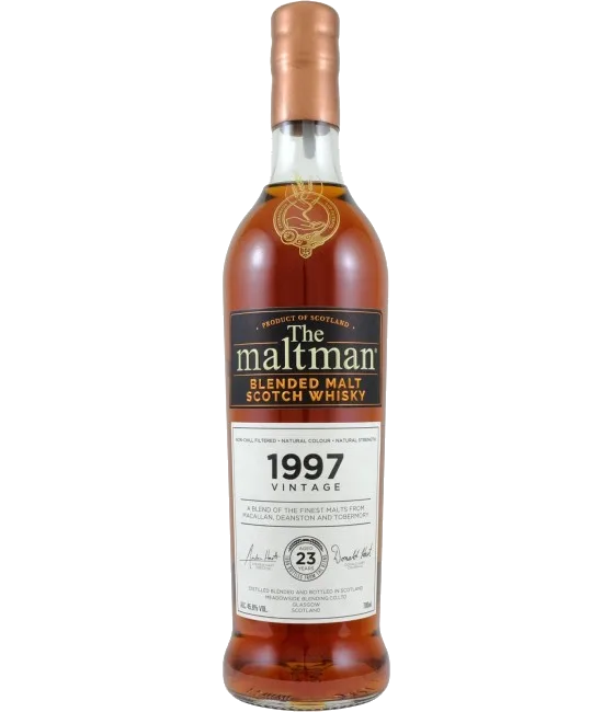 The Maltman Blended Malt 1997, fles bij slijterij t Bockje in Bathmen