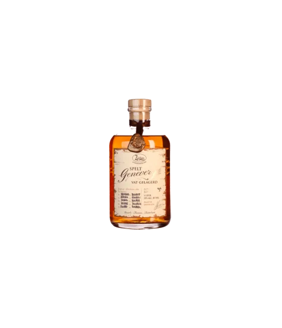 Zuidam Spelt Genever, fles bij slijterij t Bockje in Bathmen