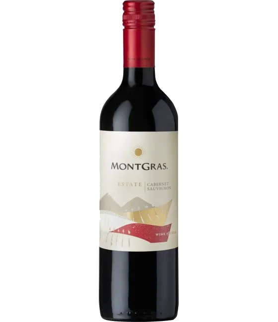 MontGras Estate Cabernet Sauvignon, fles bij slijterij t Bockje in Bathmen