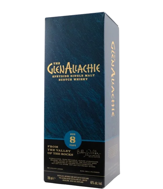 GlenAllachie 8 Years Old Single Malt Whisky, fles bij slijterij t Bockje in Bathmen