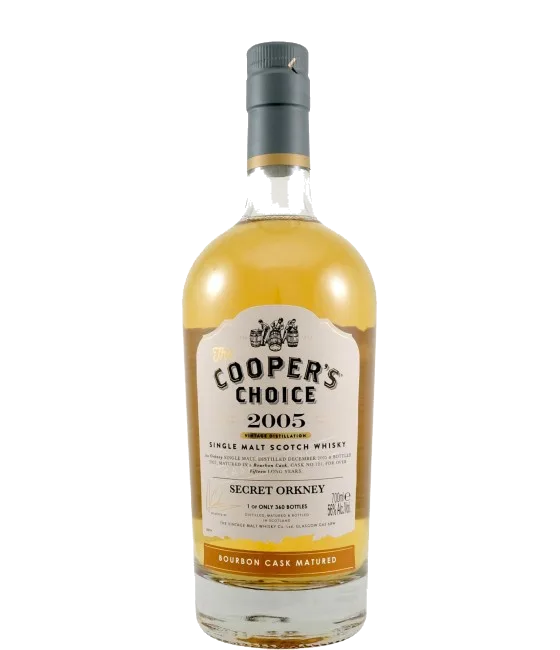 Cooper’s Choice 15 Years Old Secret Orkney 2005, fles bij slijterij t Bockje in Bathmen