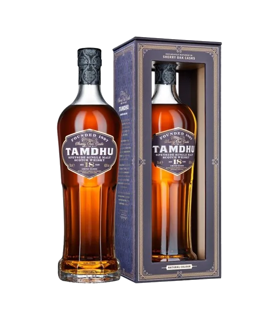 Tamdhu 18 Years Old Speyside Single Malt Scotch Whisky, fles bij slijterij t Bockje in Bathmen