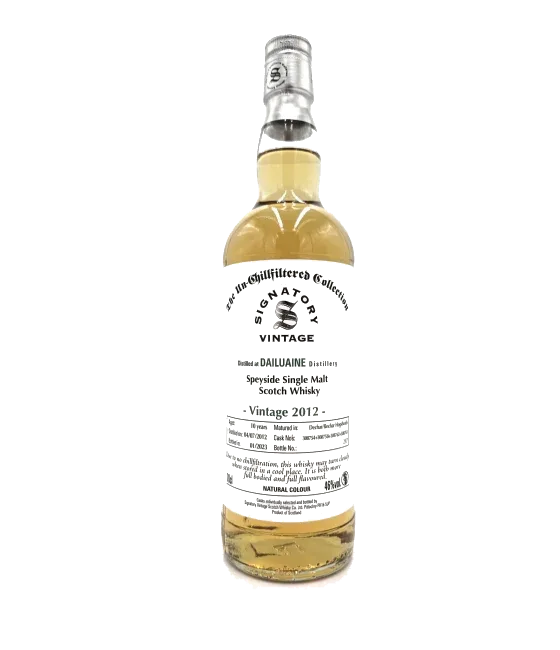 Signatory Unchillfiltered Dailuaine 2012/2013, fles bij slijterij t Bockje in Bathmen