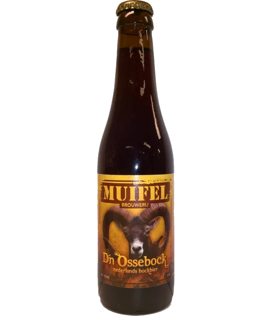 Muifel D’n Ossebock, fles bij slijterij t Bockje in Bathmen