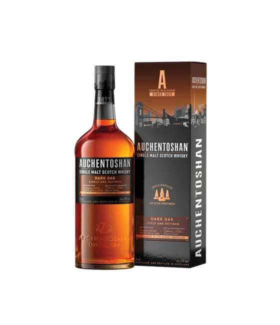 Auchentoshan Dark Oak, fles bij slijterij t Bockje in Bathmen