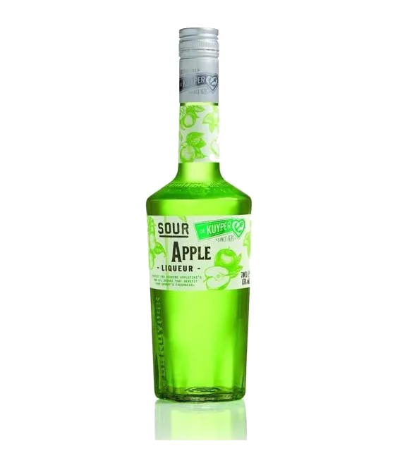 De Kuyper Sour Apple liqeur, fles bij slijterij t Bockje in Bathmen