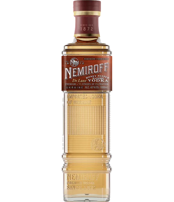 Nemiroff Honey pepper, fles bij slijterij t Bockje in Bathmen