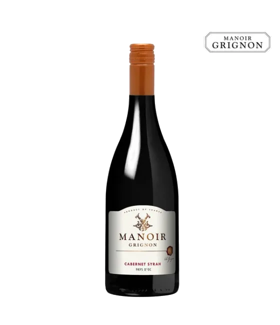 Manoir Grignon Cabernet Syrah, fles bij slijterij t Bockje in Bathmen