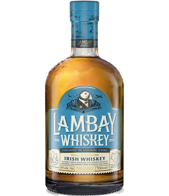 Lambay Whiskey Blend, fles bij slijterij t Bockje in Bathmen