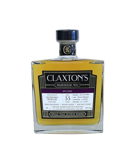 Claxton’s Single Cask Glenrothes 1988 – 33yo, fles bij slijterij t Bockje in Bathmen