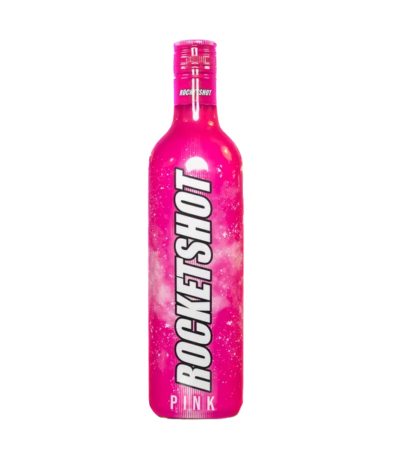 Rocketshot Pink, fles bij slijterij t Bockje in Bathmen
