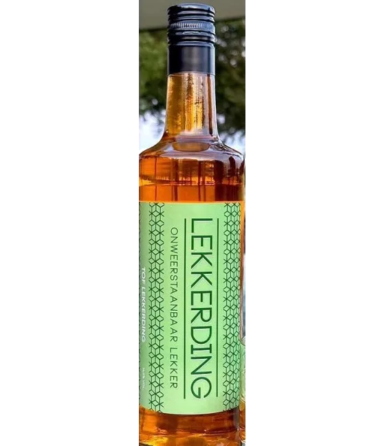 Tof Lekkerding, fles bij slijterij t Bockje in Bathmen