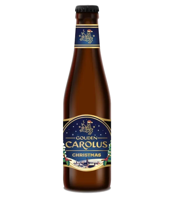 Gouden Carolus Christmas, fles bij slijterij t Bockje in Bathmen