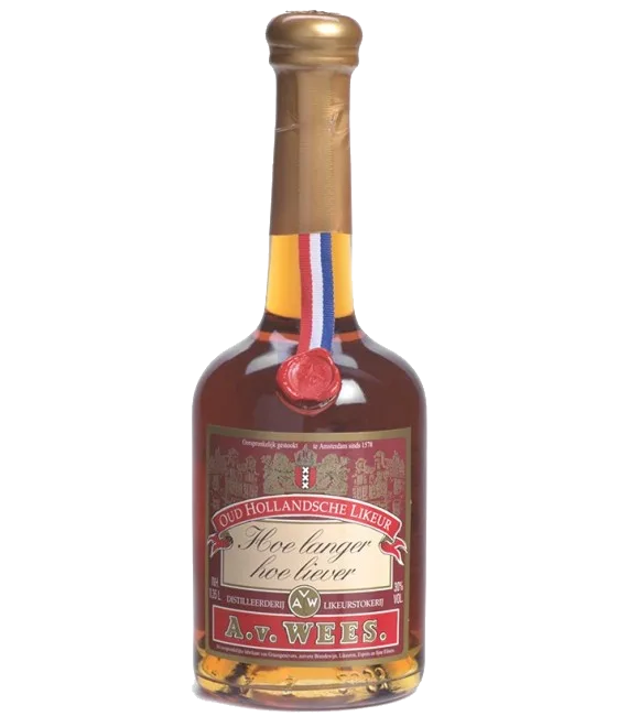 Van Wees Hoe langer hoe Liever, fles bij slijterij t Bockje in Bathmen