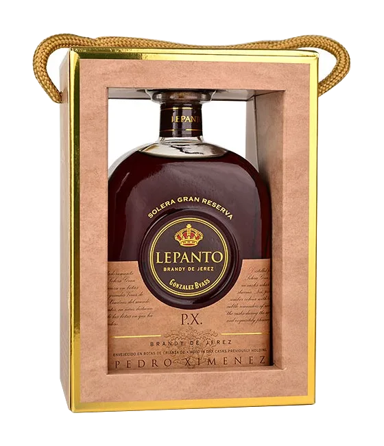 Lepanto Pedro Ximénez Solera Gran Reserva, fles bij slijterij t Bockje in Bathmen