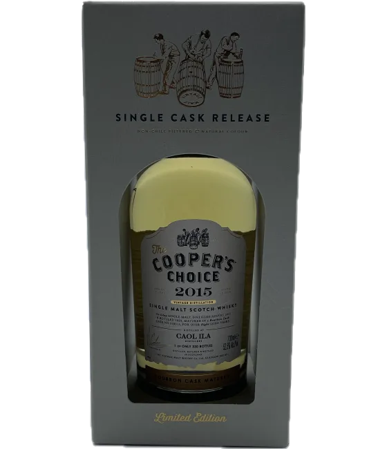 Cooper’s Choice 8 Years Old Caol Ila 2015, fles bij slijterij t Bockje in Bathmen