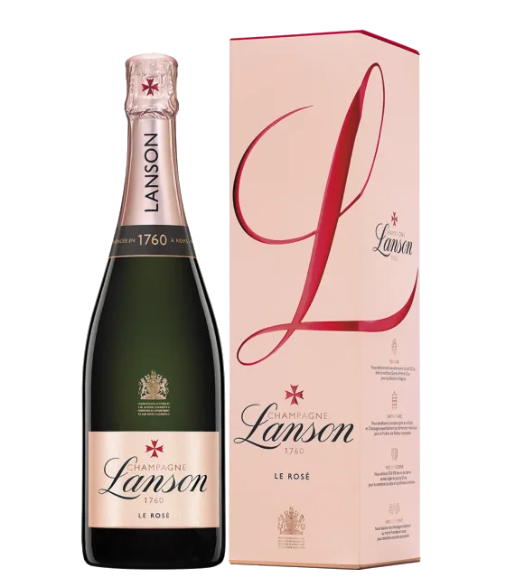 Lanson Le Rose, fles bij slijterij t Bockje in Bathmen