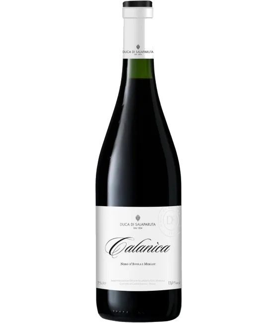 Calanìca Nero d’Avola-Merlot 12,5%, fles bij slijterij t Bockje in Bathmen