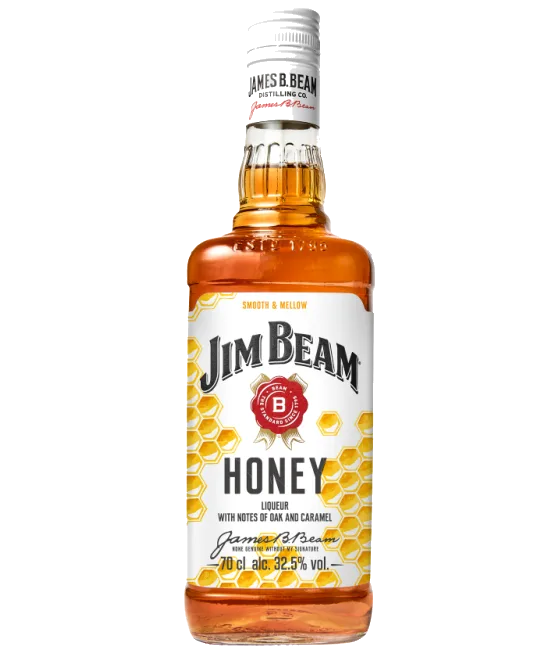 Jim Beam Honey, fles bij slijterij t Bockje in Bathmen