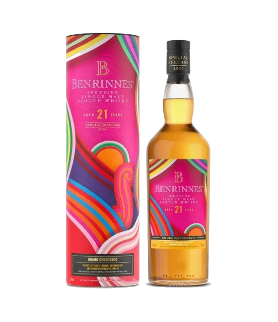Benrinnes 21 Years Old Grand Crescendo Special Release 2024, fles bij slijterij t Bockje in Bathmen