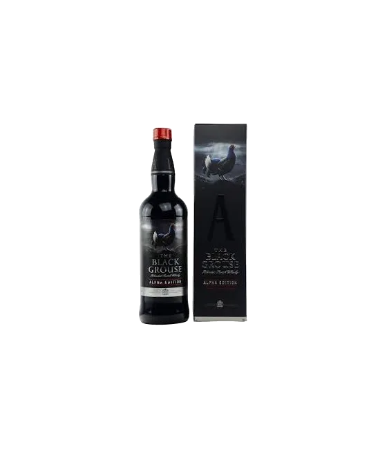 The Black Grouse Alpha Edition, fles bij slijterij t Bockje in Bathmen