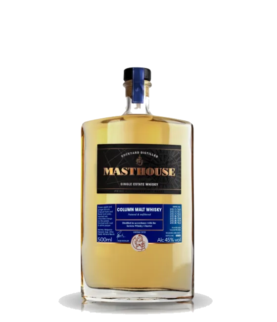 Masthouse Column Malt Whisky, fles bij slijterij t Bockje in Bathmen