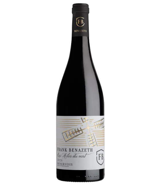Frank Bénazeth Les Ailes du Vent Minervois, fles bij slijterij t Bockje in Bathmen