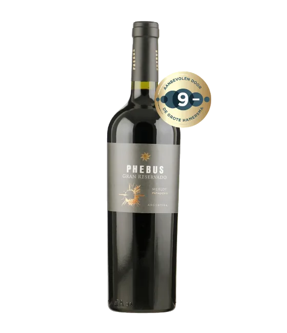 Phebus Gran Reservado Merlot Patagonia, fles bij slijterij t Bockje in Bathmen