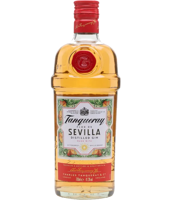 Tanqueray Flor de Sevilla Gin, fles bij slijterij t Bockje in Bathmen