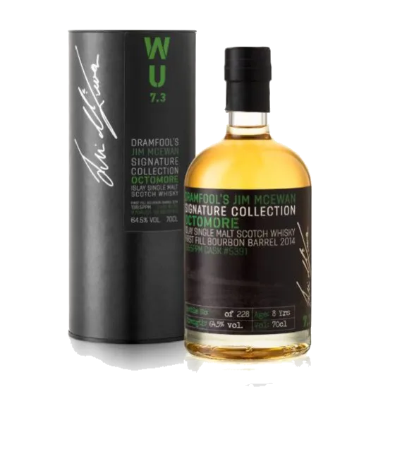 Dramfool’s Signature Collection 8 Years Old 2014 Octomore 7.3 #5391, fles bij slijterij t Bockje in Bathmen