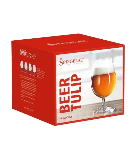 Spiegelau Bier Tulpglazen (set van 4), fles bij slijterij t Bockje in Bathmen