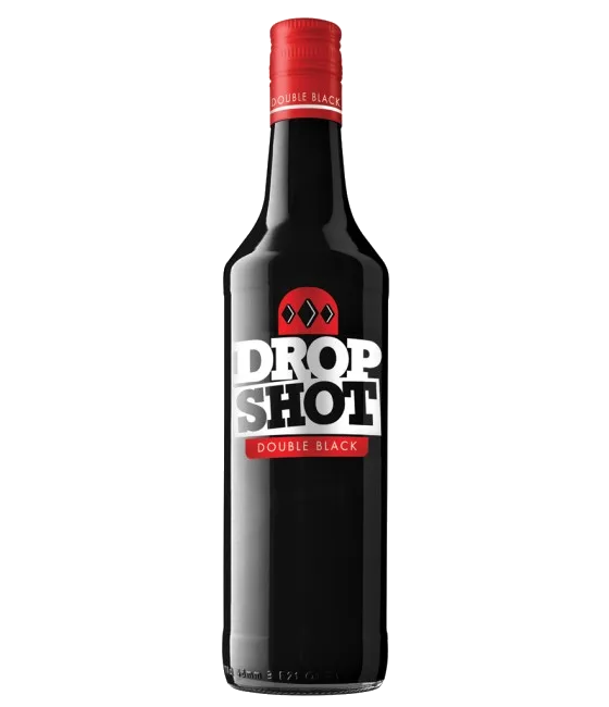 Dropshot Double Black, fles bij slijterij t Bockje in Bathmen