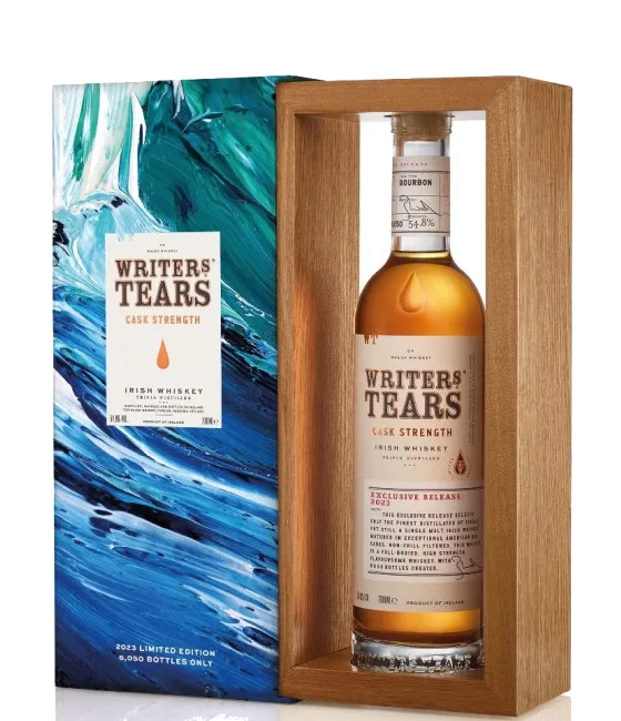 Writers Tears Cask Strength 2023, fles bij slijterij t Bockje in Bathmen