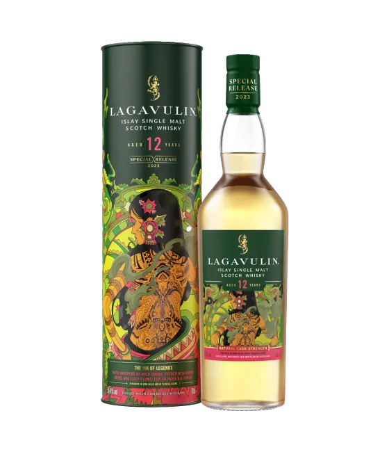 Lagavulin 12 Years – The Ink Of Legends Special Releases, fles bij slijterij t Bockje in Bathmen