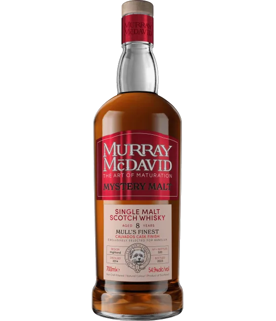 Murray McDavid Mull’s Finest 8 Years Old 2014 Calvados Cask, fles bij slijterij t Bockje in Bathmen